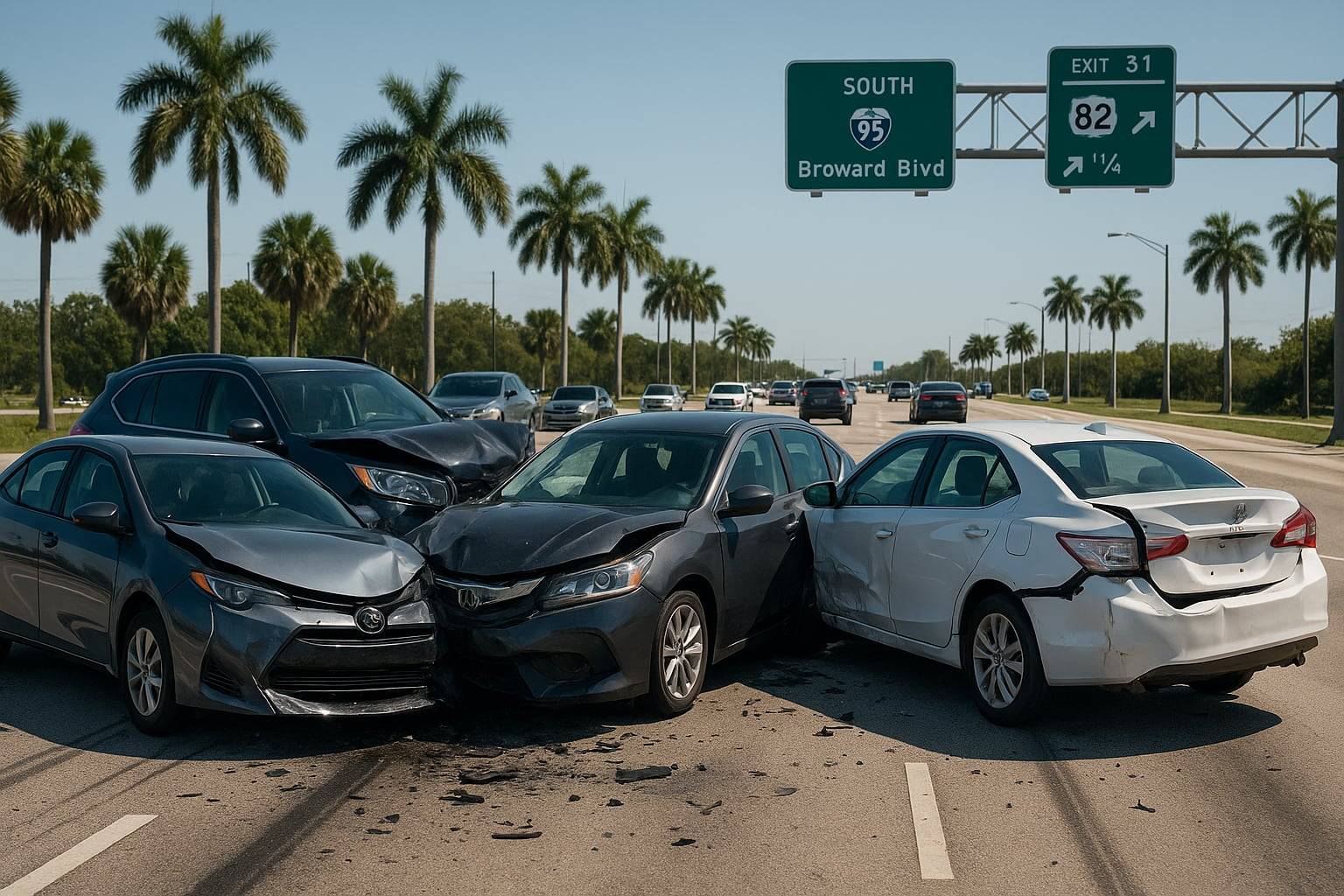 How Is Fault Determined in a Multi-Vehicle Car Accident?
