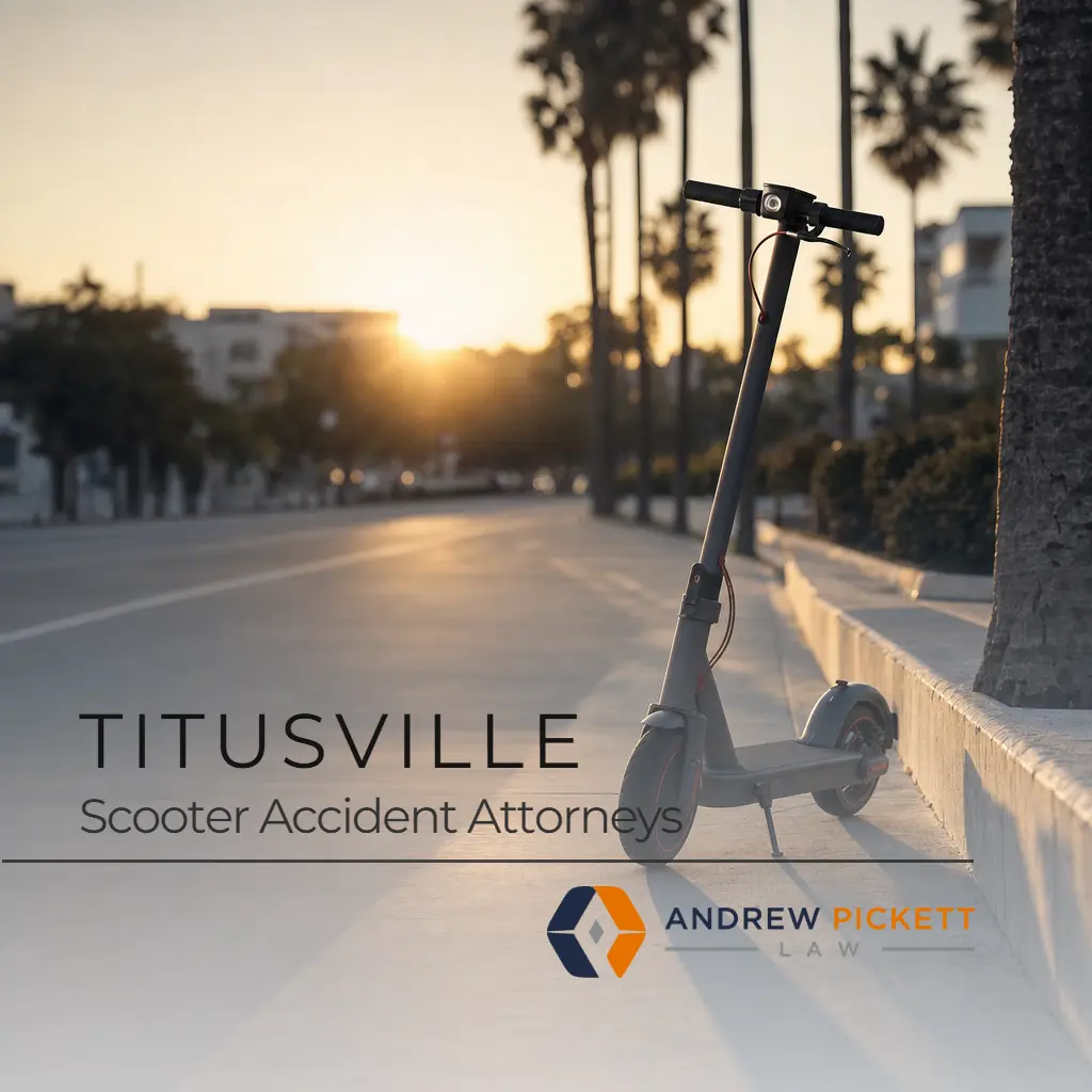 Titusville Scooter Accident Lawyers - Andrew Pickett Law